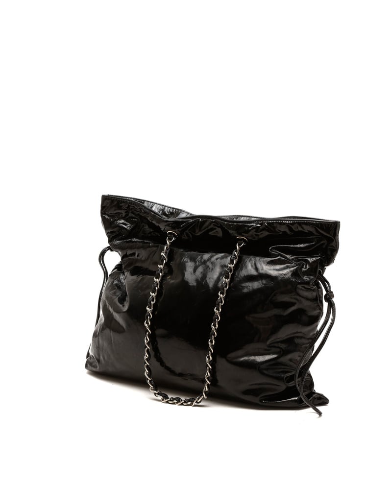 Chanel CC Vinyl Chain Tote Bag