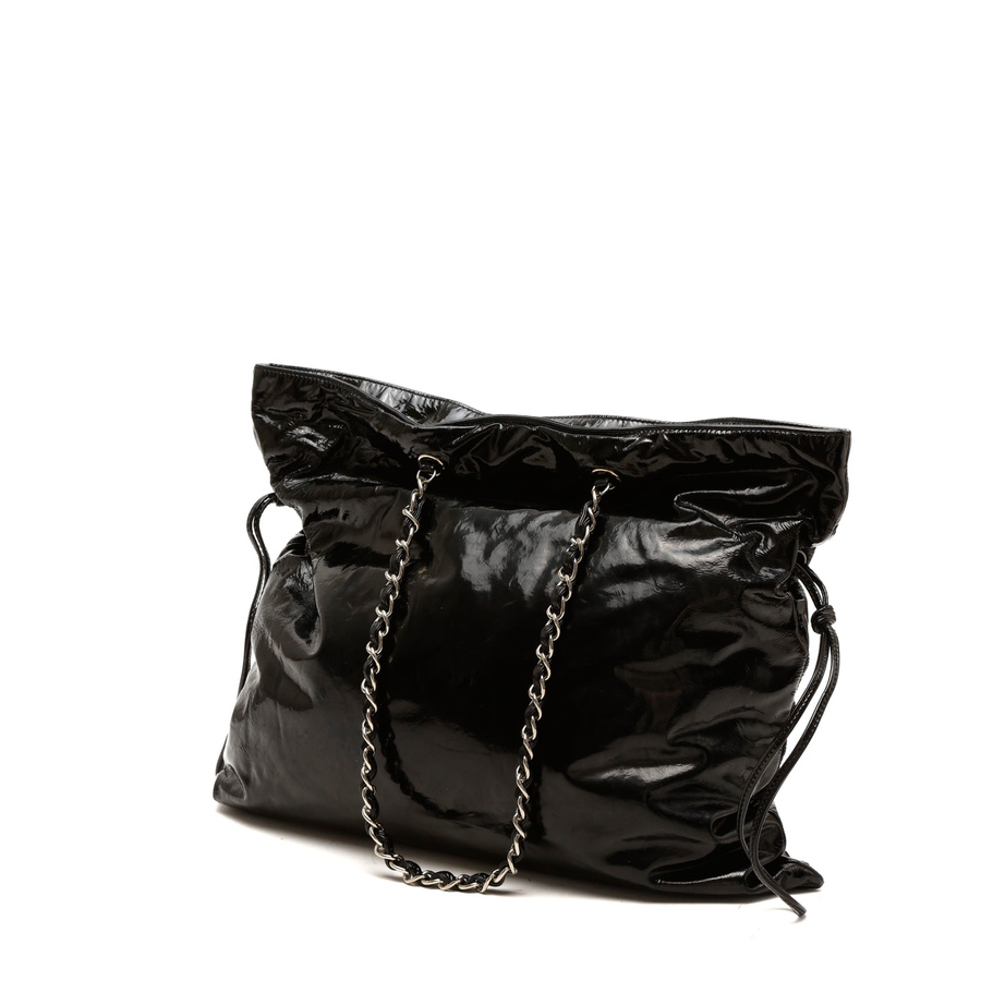 Chanel CC Vinyl Chain Tote Bag