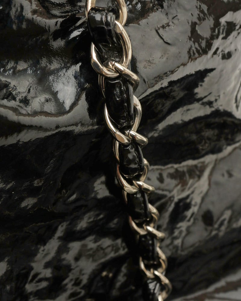 Chanel CC Vinyl Chain Tote Bag