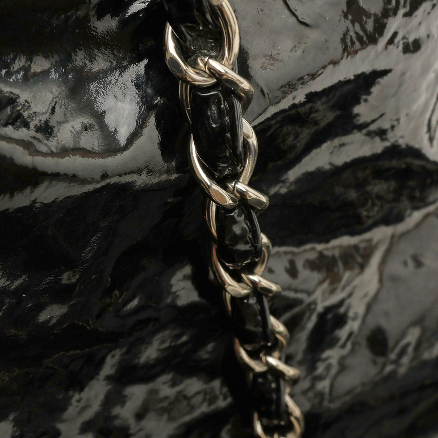 Chanel CC Vinyl Chain Tote Bag