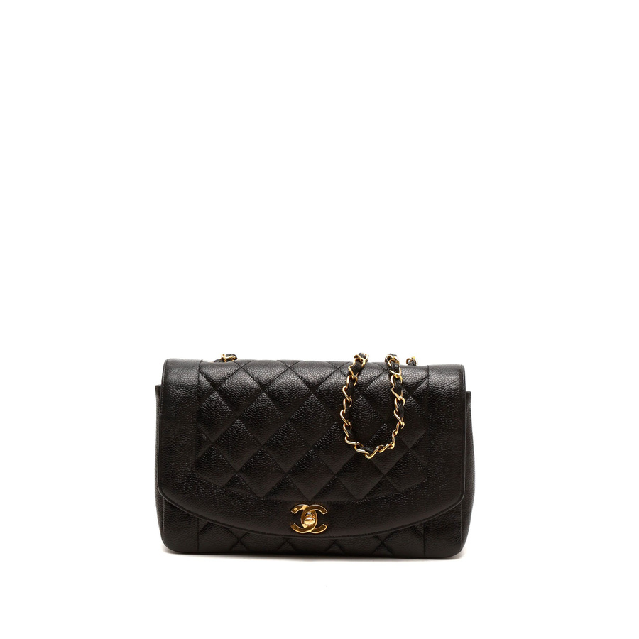 Chanel Medium Caviar Diana Flap Bag