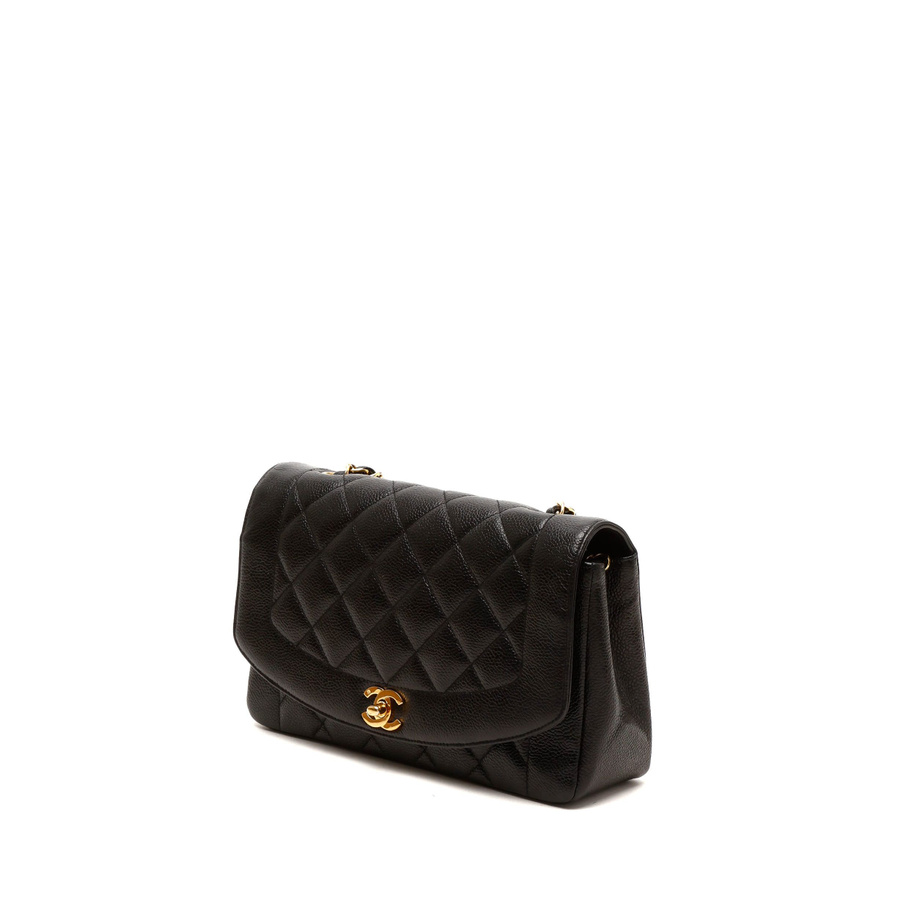 Chanel Medium Caviar Diana Flap Bag