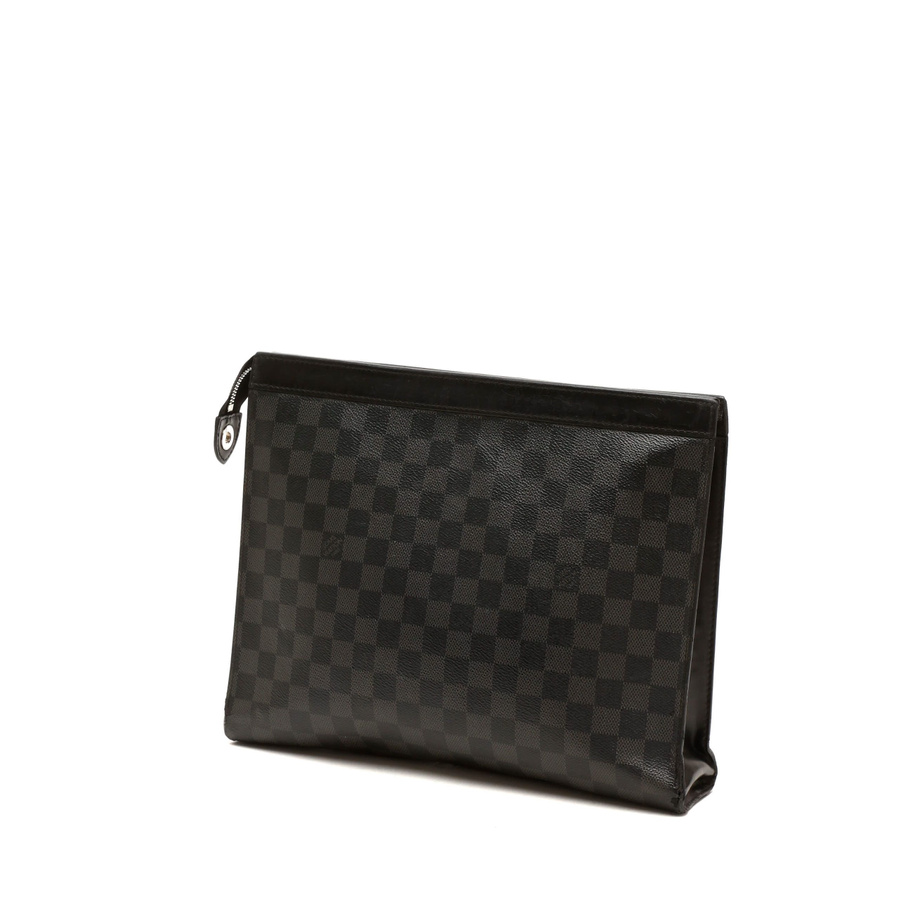 Louis Vuitton Damier Graphite Pochette Pochette Voyage MM Clutch Bag