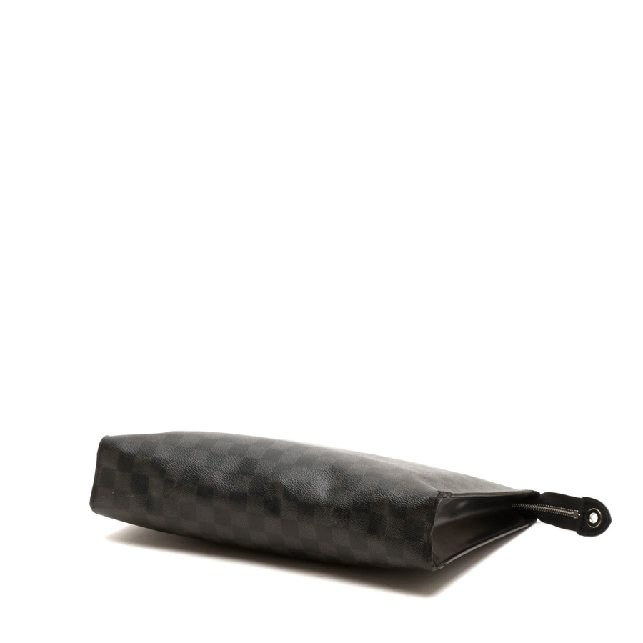 Louis Vuitton Damier Graphite Pochette Pochette Voyage MM Clutch Bag