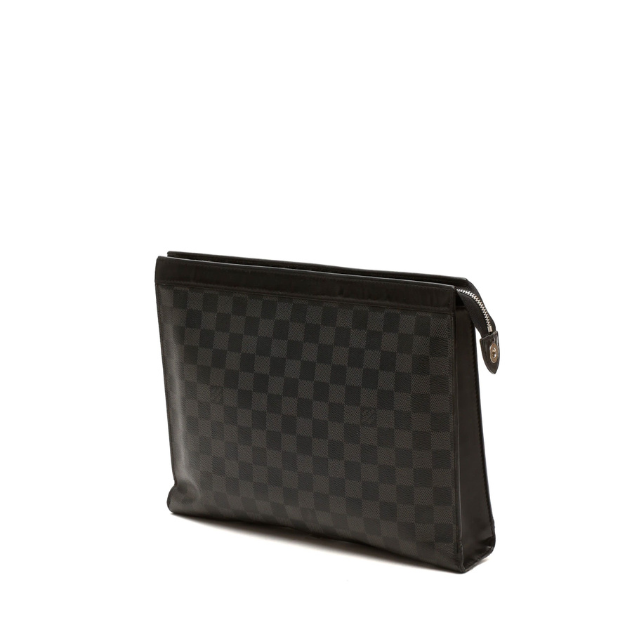 Louis Vuitton Damier Graphite Pochette Pochette Voyage MM Clutch Bag
