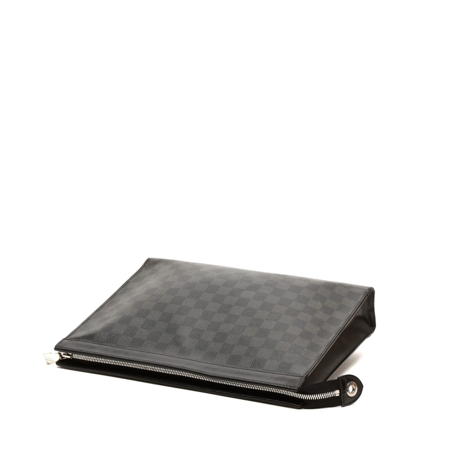 Louis Vuitton Damier Graphite Pochette Pochette Voyage MM Clutch Bag