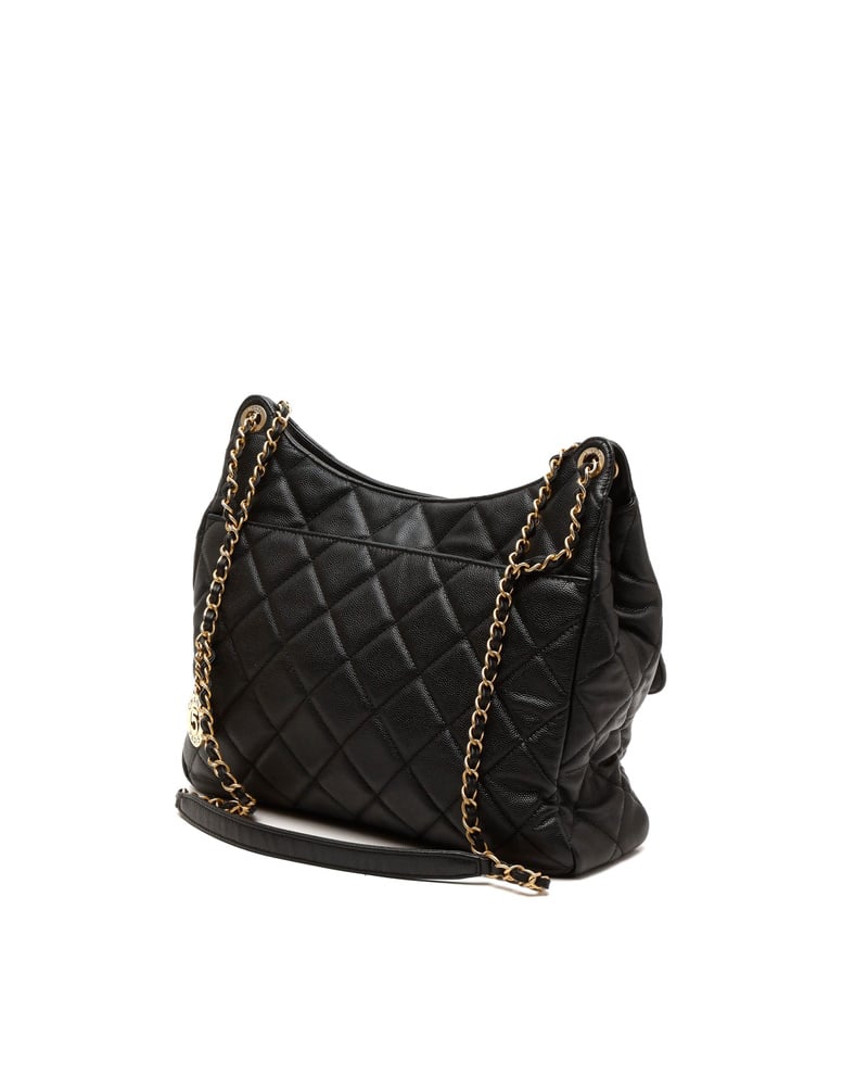 Chanel Caviar Large Wavy CC Bag