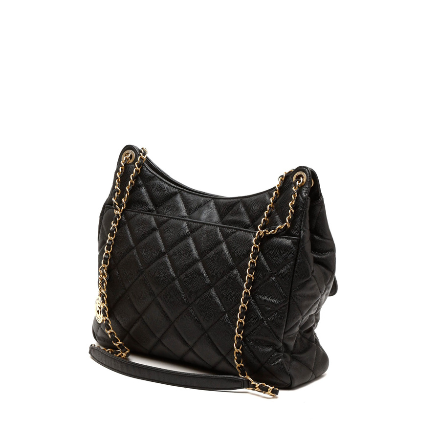 Chanel Caviar Large Wavy CC Bag