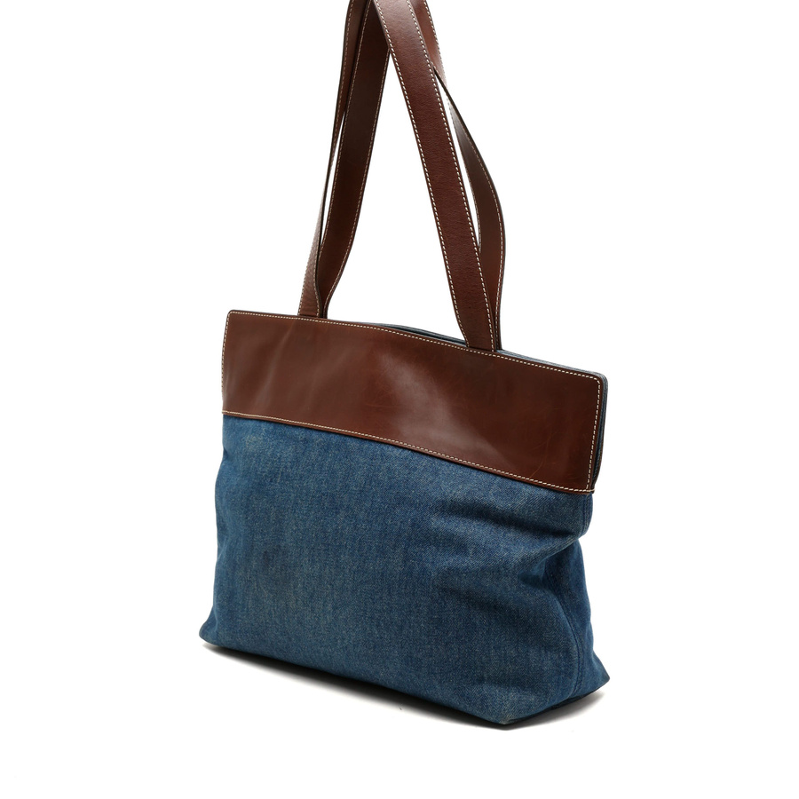 Chanel Coco Mark Denim Tote Bag