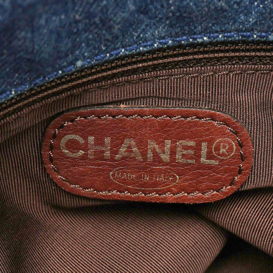 Chanel Coco Mark Denim Tote Bag
