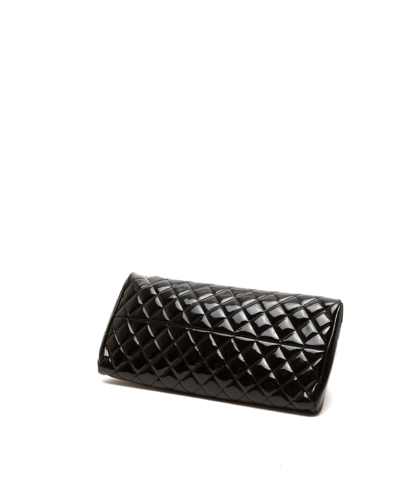 Chanel Patent Just Mademoiselle Bowling Bag