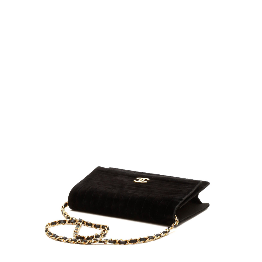 Chanel Velvet Single Flap Bag