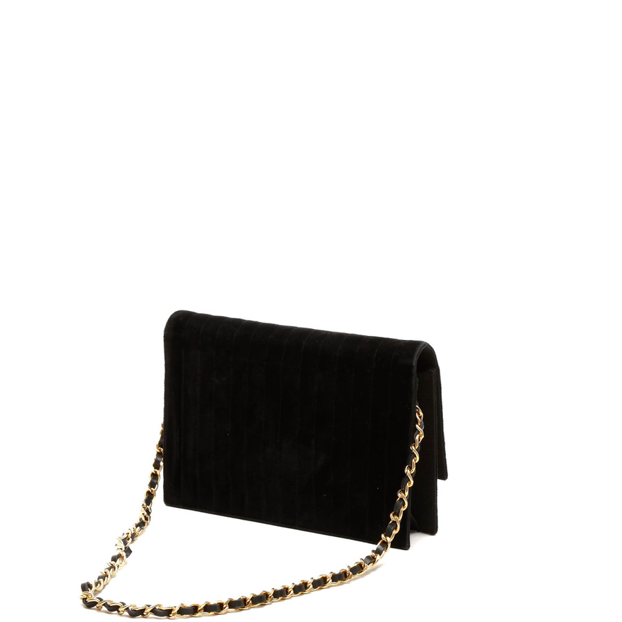 Chanel Velvet Single Flap Bag