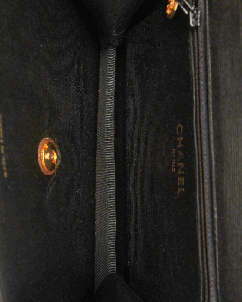 Chanel Velvet Single Flap Bag