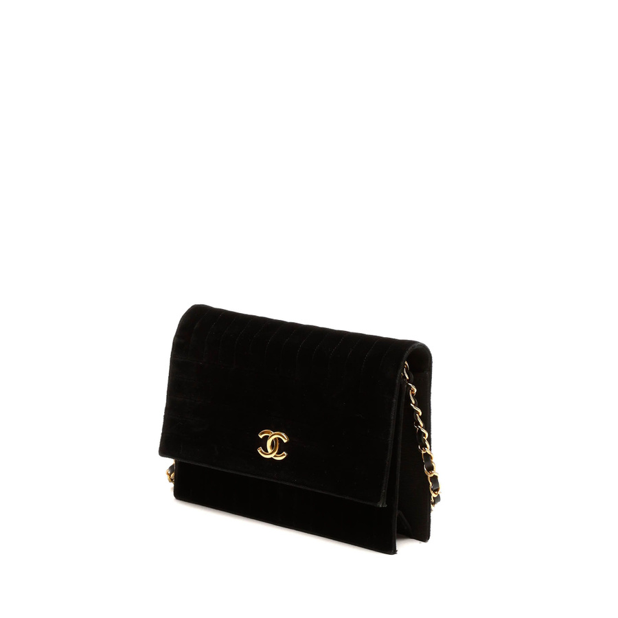 Chanel Velvet Single Flap Bag