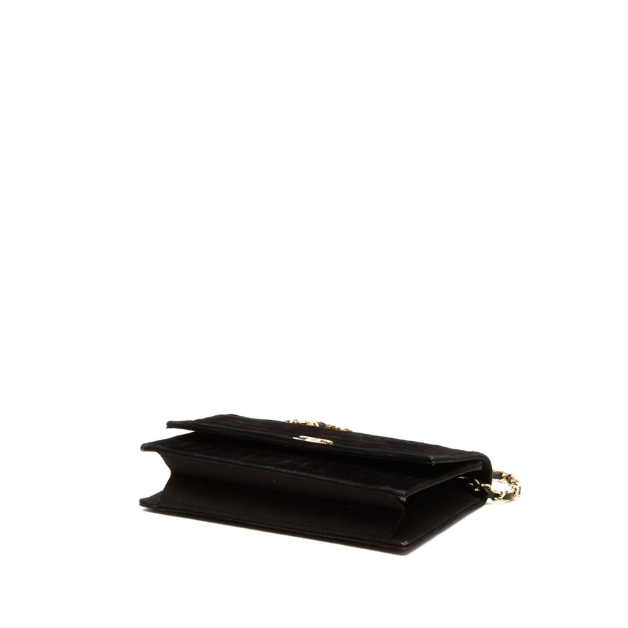 Chanel Velvet Single Flap Bag