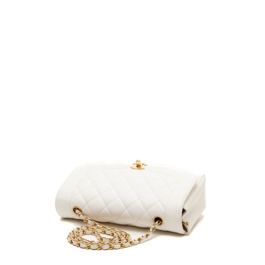 Chanel CC Diana Caviar Flap Bag
