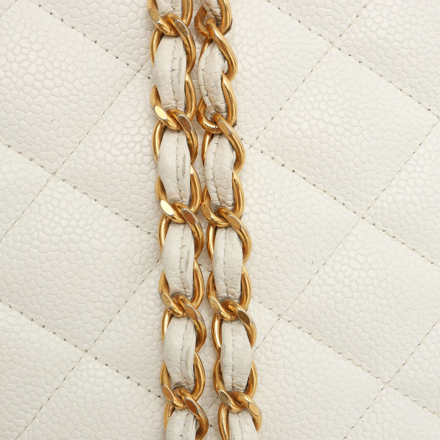 Chanel CC Diana Caviar Flap Bag