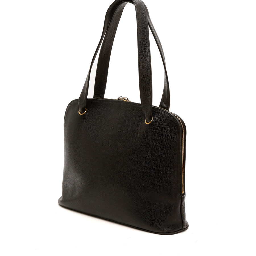 Chanel Coco Mark Caviar Tote Bag