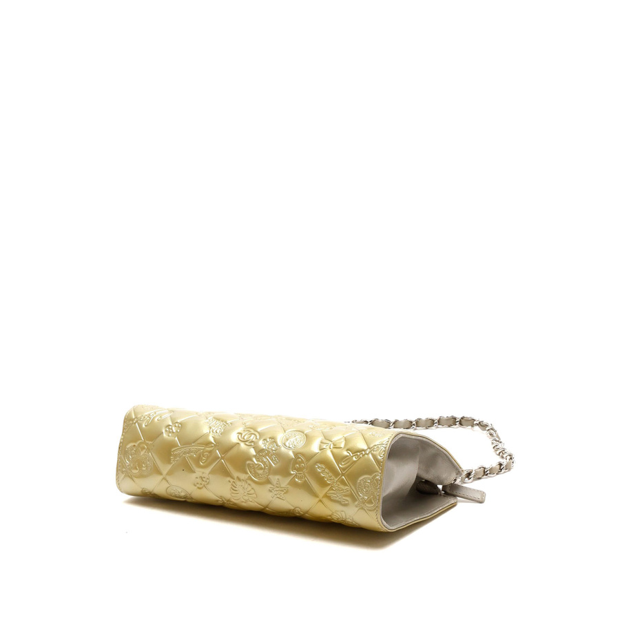 Chanel Patent Precious Symbols Pochette Bag