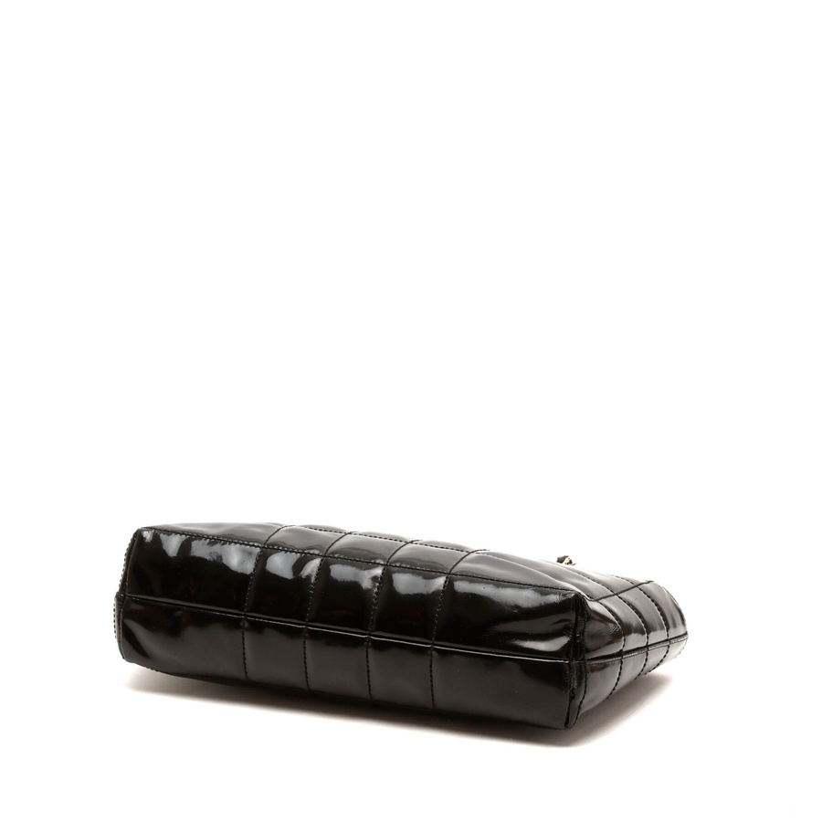 Chanel Patent Chocolate Bar Tote Bag