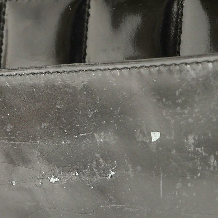 Chanel Patent Chocolate Bar Tote Bag