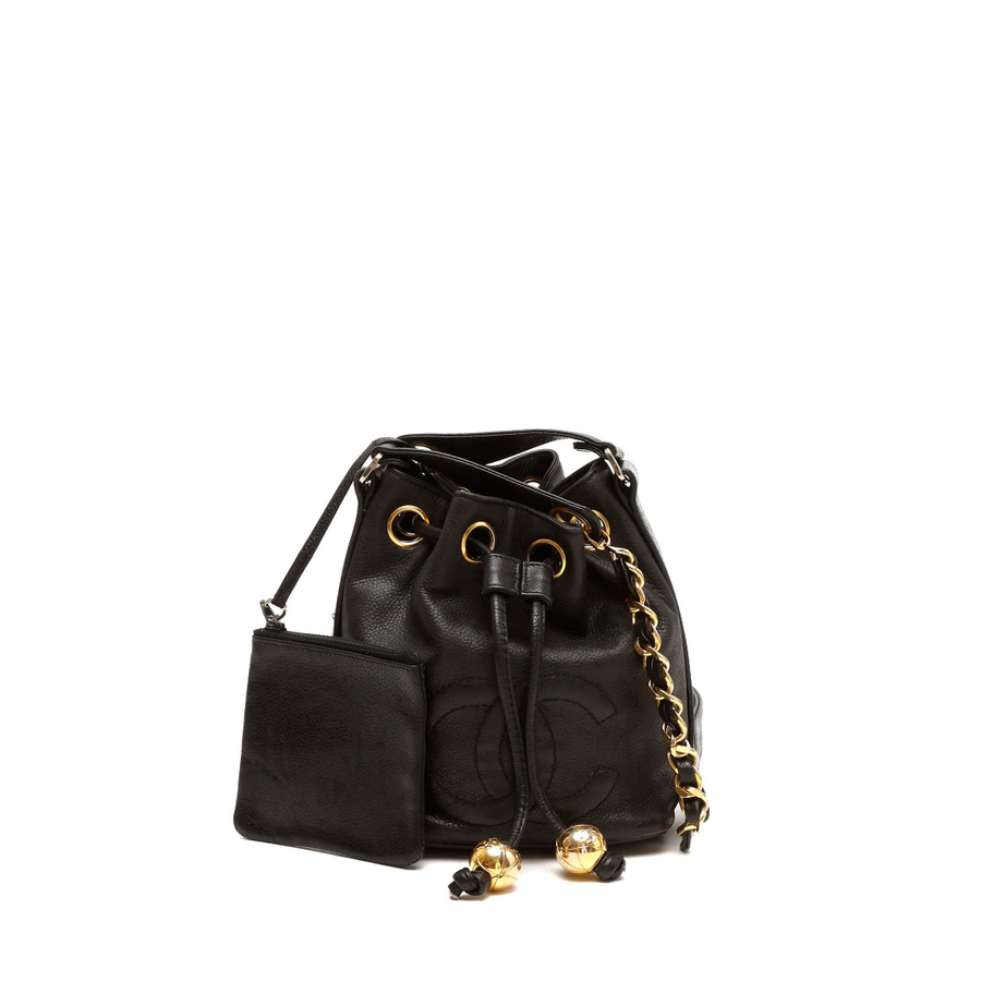 Chanel Caviar CC Bucket Bag