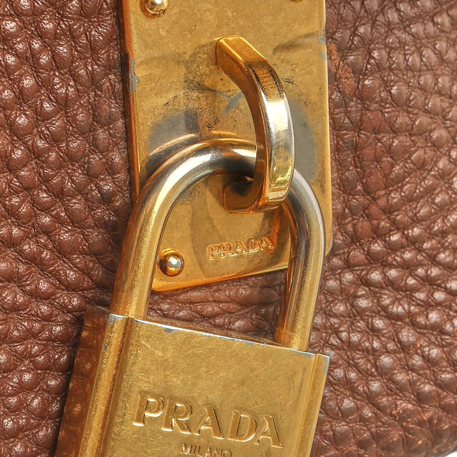 Prada Vitello Daino Bauletto Bag