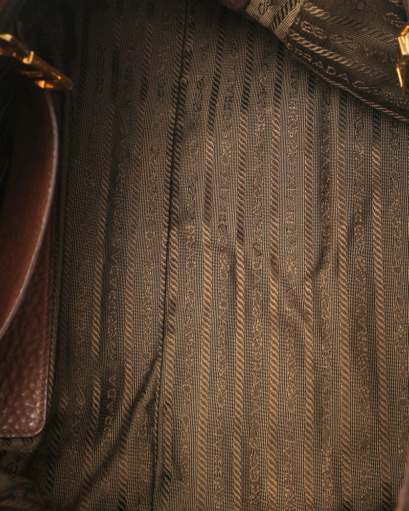 Prada Vitello Daino Bauletto Bag