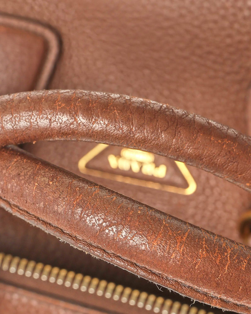 Prada Vitello Daino Bauletto Bag