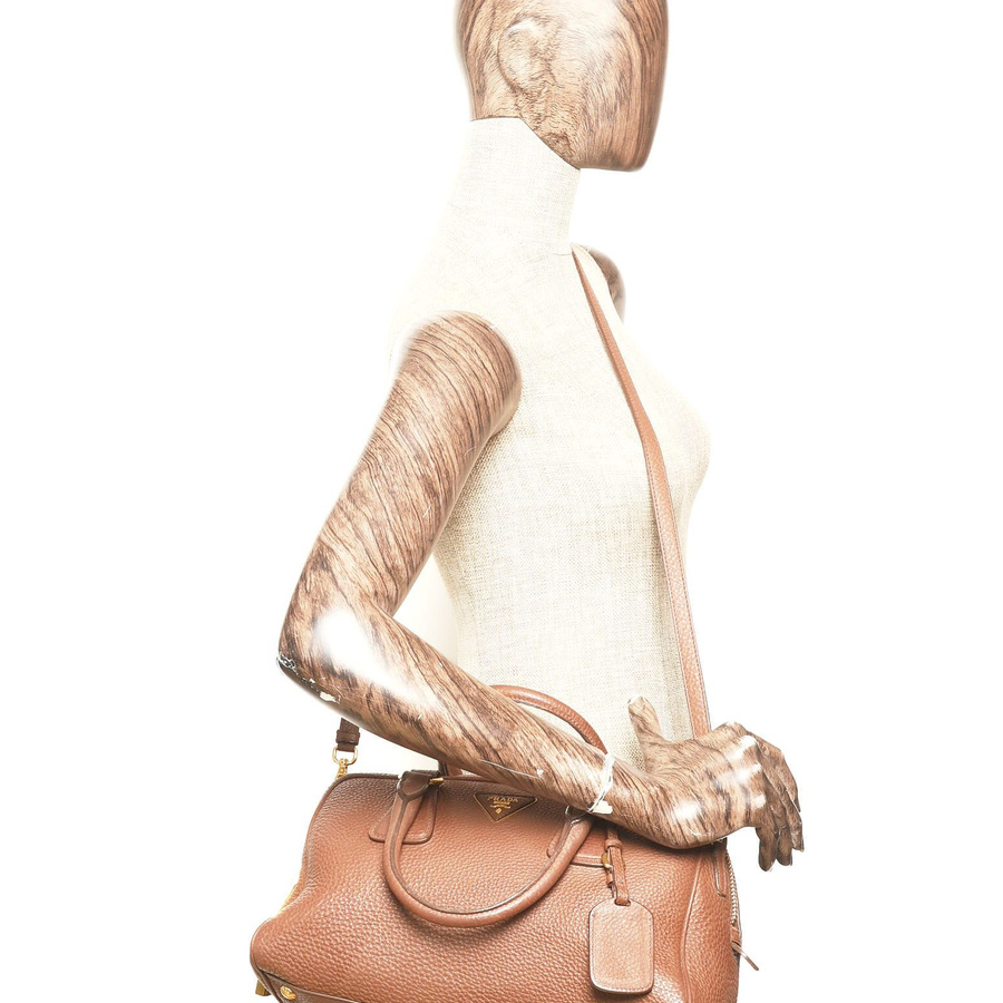 Prada Vitello Daino Bauletto Bag