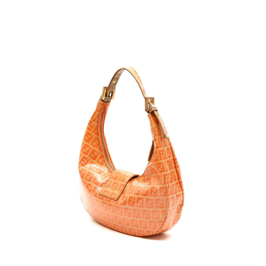 Fendi Zucchino Patent Leather Bag