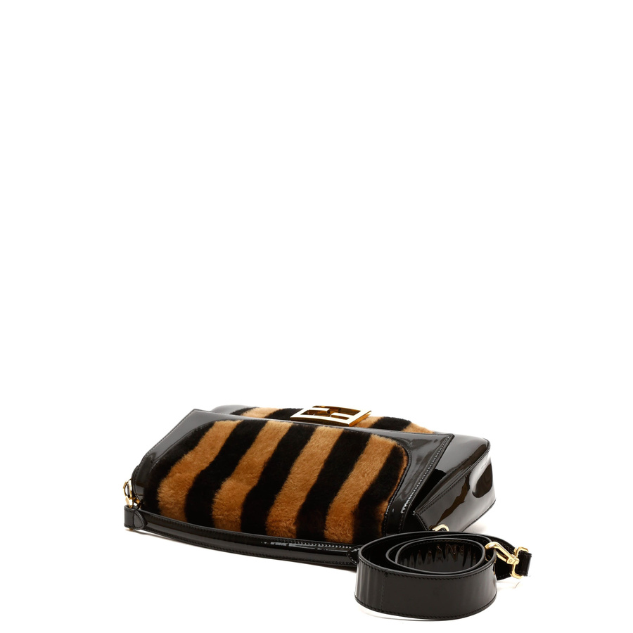 Fendi Shearling Baguette Bag