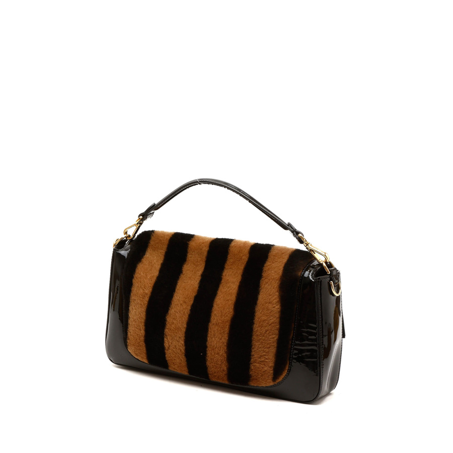 Fendi Shearling Baguette Bag