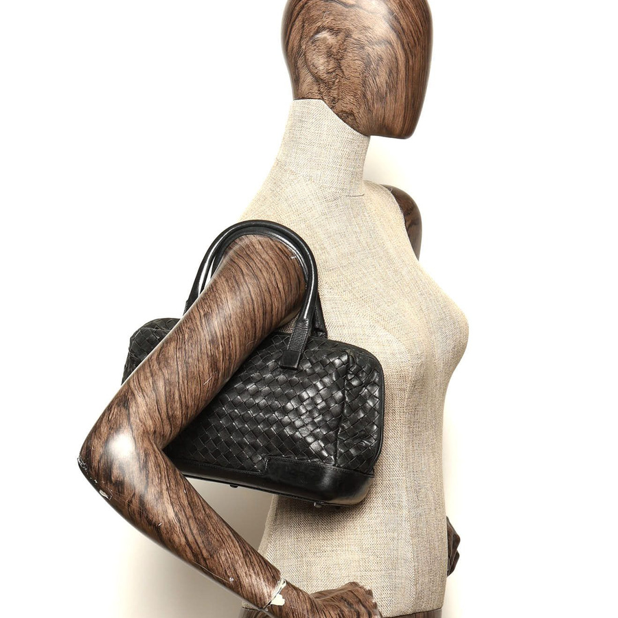 Bottega Veneta Intrecciato Mini Boston Bag