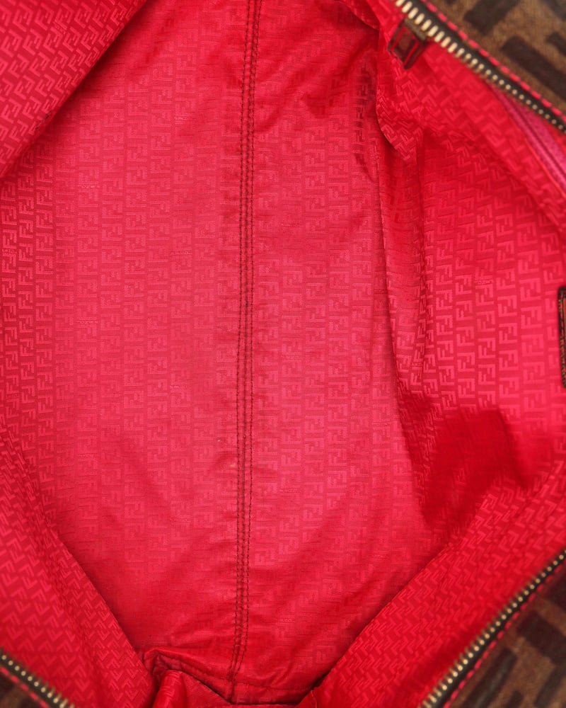 Fendi Zucca Roll Tote Bag