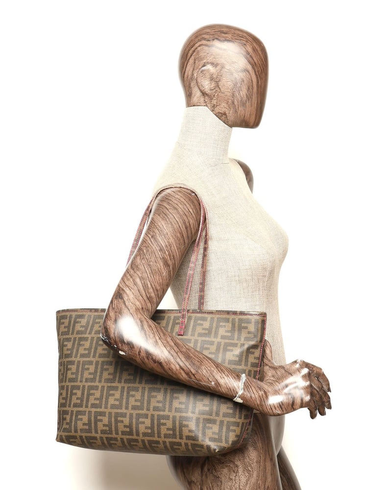 Fendi Zucca Roll Tote Bag