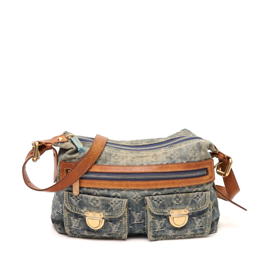 Louis Vuitton Monogram Denim Baggy PM Bag