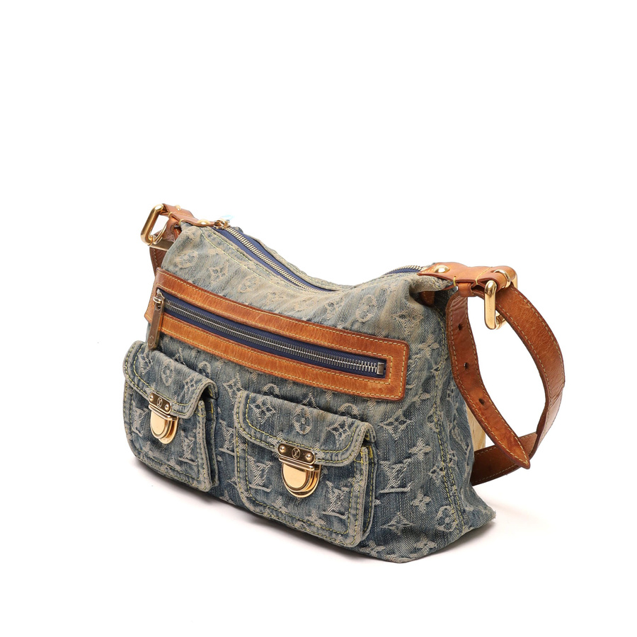 Louis Vuitton Monogram Denim Baggy PM Bag