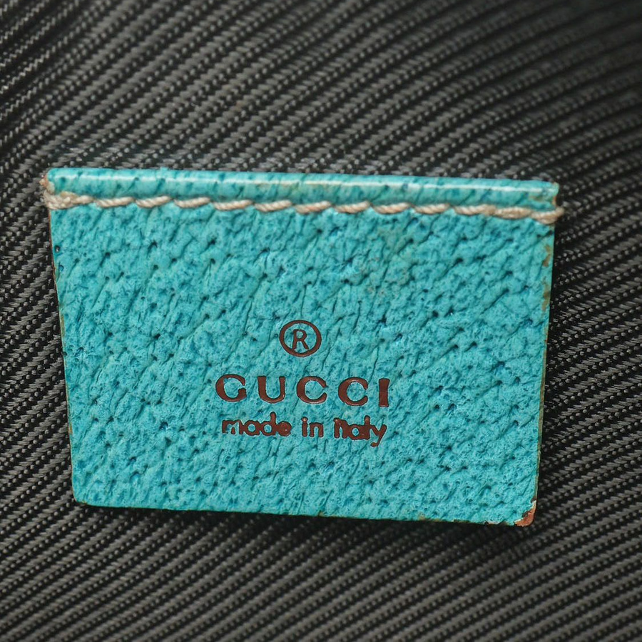 Gucci GG Canva Leather Pouch