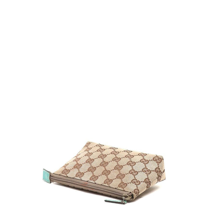 Gucci GG Canva Leather Pouch