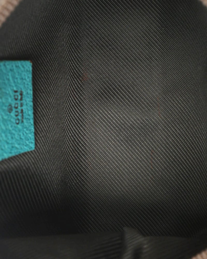 Gucci GG Canva Leather Pouch