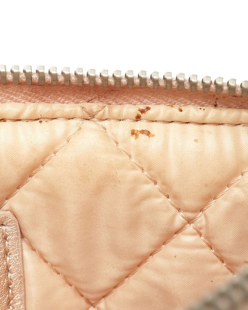 Chanel Coco Mark Metallic Pouch