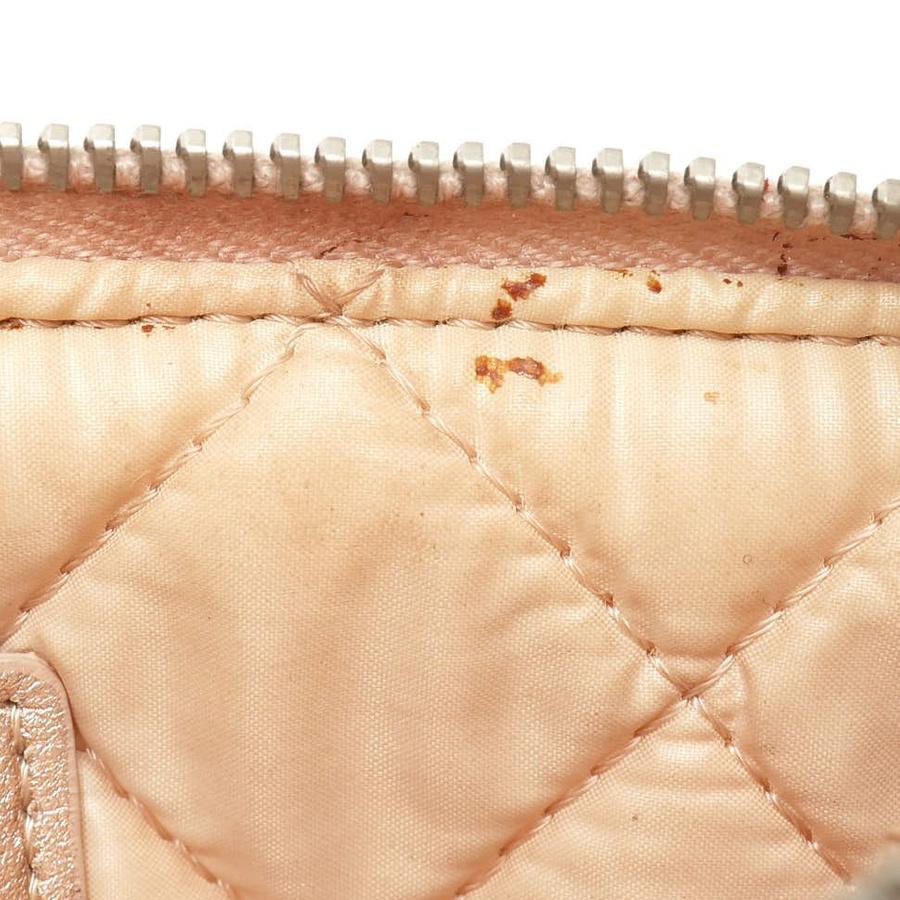Chanel Coco Mark Metallic Pouch