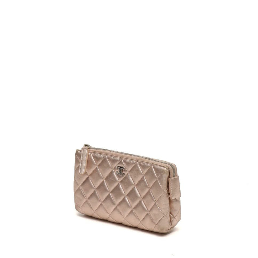 Chanel Coco Mark Metallic Pouch