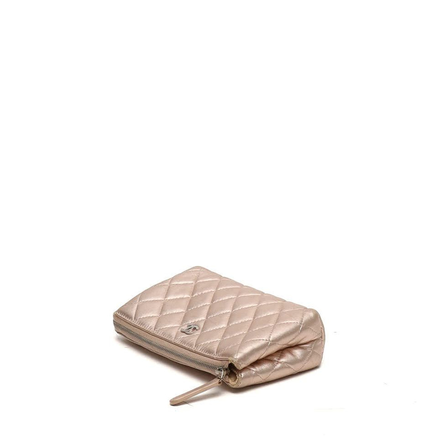 Chanel Coco Mark Metallic Pouch