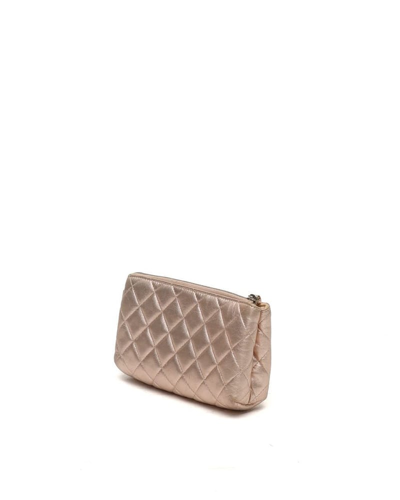 Chanel Coco Mark Metallic Pouch