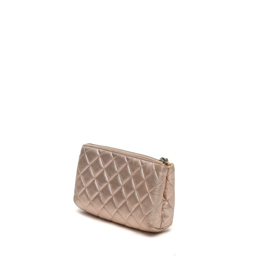 Chanel Coco Mark Metallic Pouch