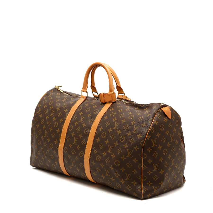 Louis Vuitton Monogram Keepall 55 Weekend Bag