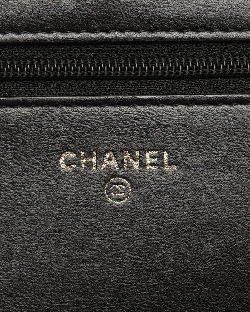 Chanel Chevron Wallet On Chain Bag